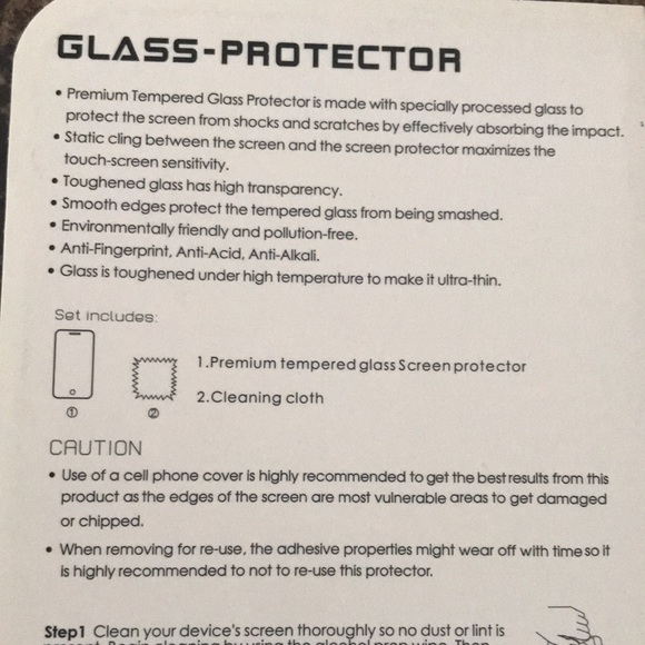 MTEM-LG LS676 / GLASS SCREEN PROTECTOR /PREMIUM TEMPERED GLASS SCREEN PROTECTOR - Picture 5 of 6
